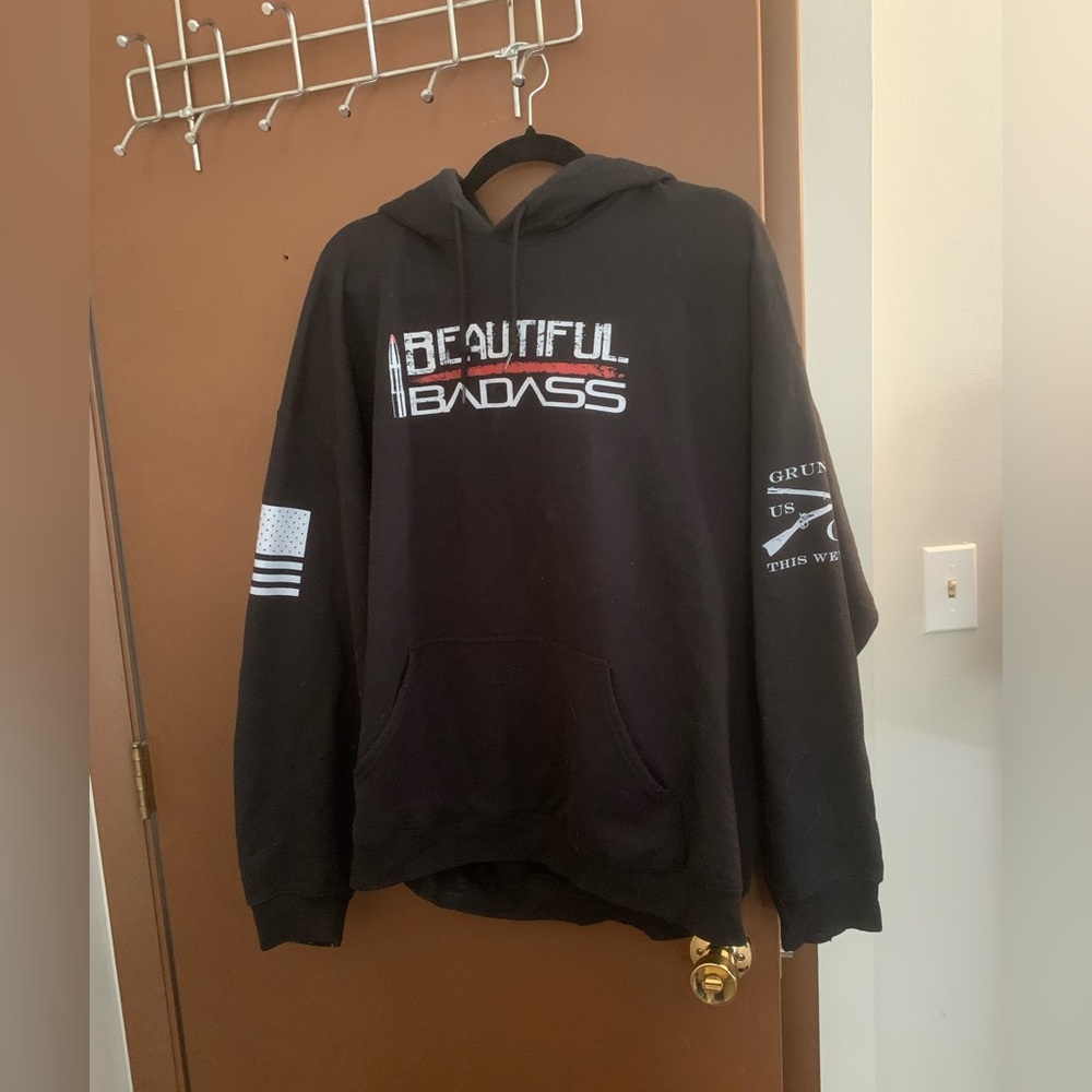 Beautiful Badass Black Hoodie